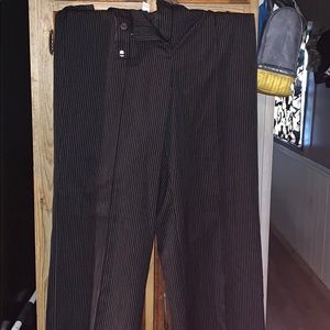 Pin strip pants
